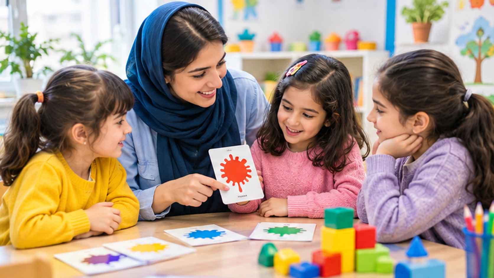 محیط یادگیری زبان برای کودکان